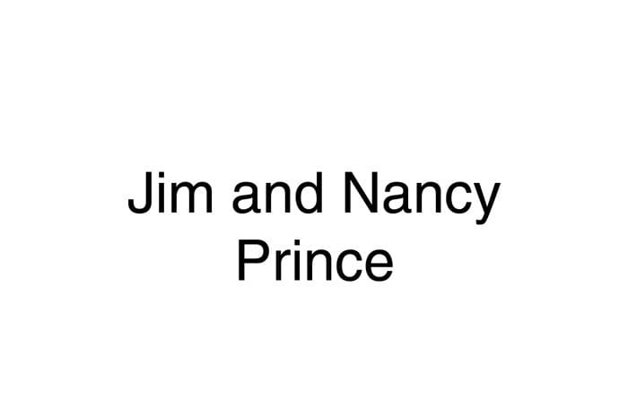 Jim and Nancy Prince
