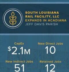 South Louisiana Rail Facility Expands to Create New Opportunities for Louisiana Rice Farmers